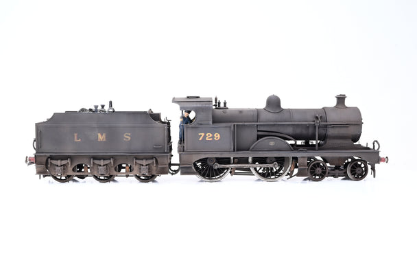 Kit Built 7mm O Gauge LMS Black 4-4-0 Class 3P No.729