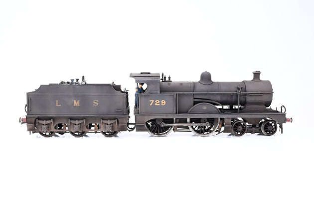 Kit Built 7mm O Gauge LMS Black 4-4-0 Class 3P No.729