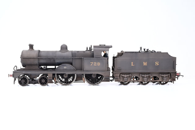 Kit Built 7mm O Gauge LMS Black 4-4-0 Class 3P No.729