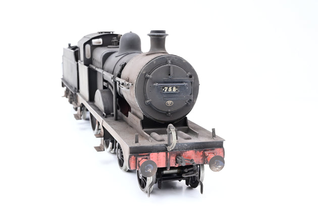 Kit Built 7mm O Gauge LMS Black Midland Railway Class 3P 4-4-0 '758'