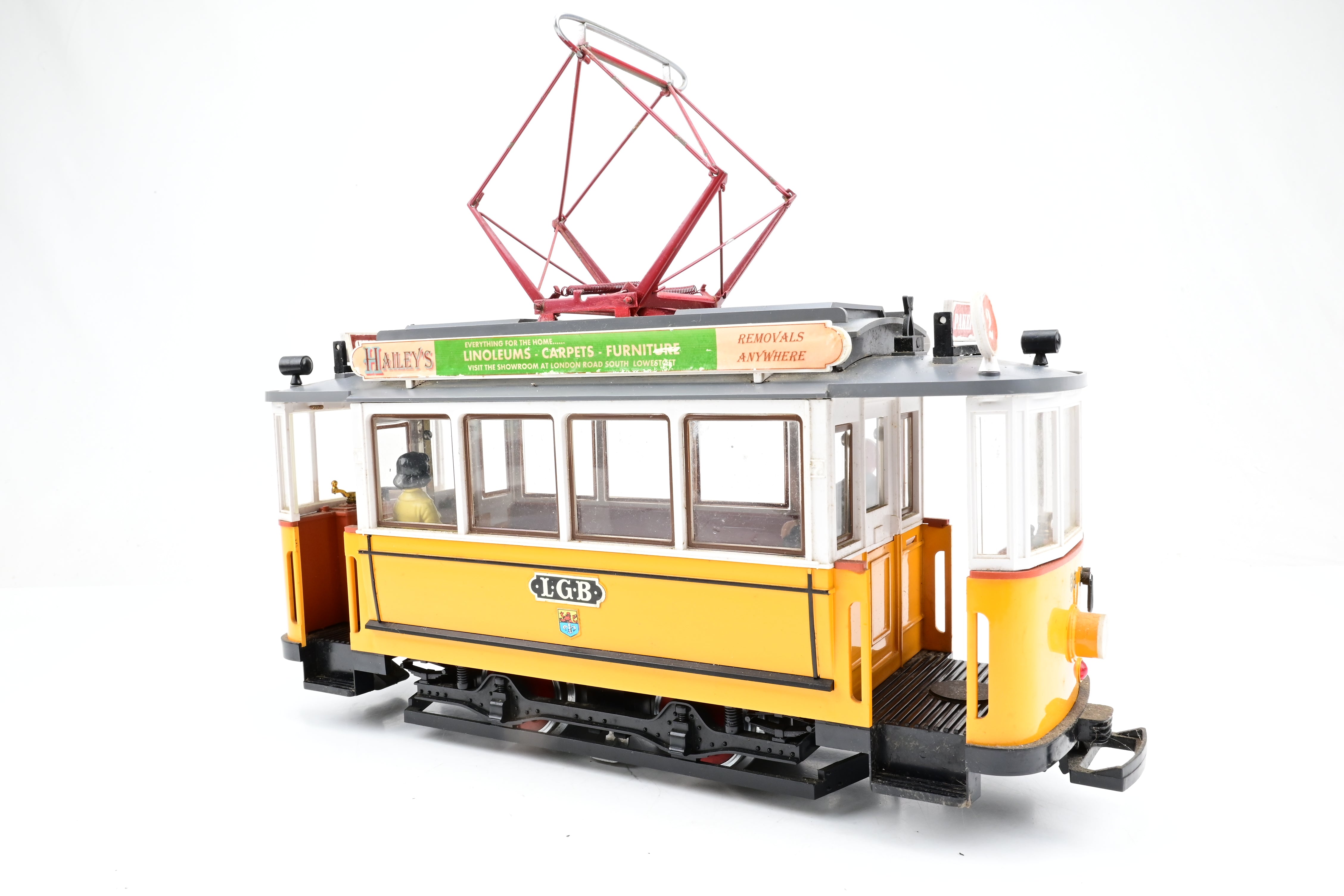 LGB G Gauge Electric Tram 2-Car Bundle - Unboxed