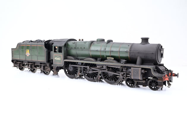 Kit Built 7mm O Gauge BR Green Early Emblem Jubilee Class No.45682 'Trafalgar' - DCC Fitted