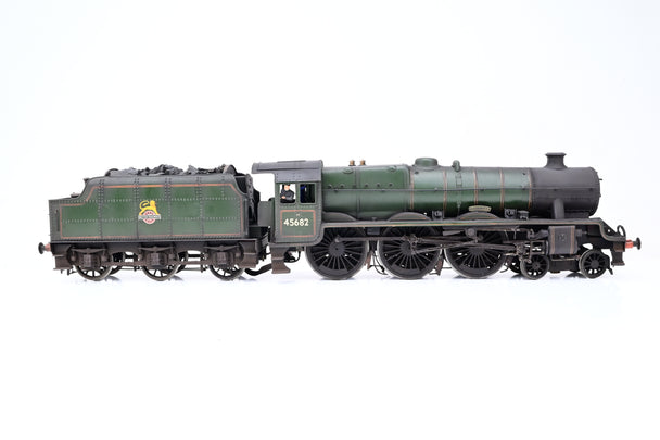 Kit Built 7mm O Gauge BR Green Early Emblem Jubilee Class No.45682 'Trafalgar' - DCC Fitted