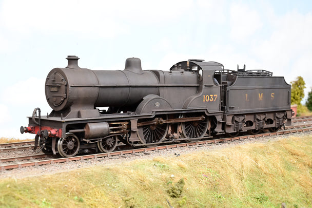Kit Built 7mm O Gauge LMS Black 4-4-0 Compound 4P '1037'
