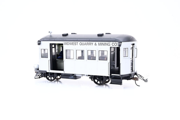 Spectrum ON30 28461 Railbus & Trailer Midwest Quarry & Mining w/DCC/DC