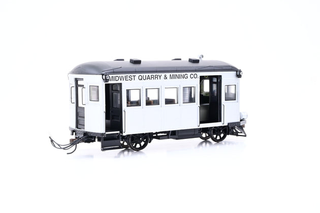 Spectrum ON30 28461 Railbus & Trailer Midwest Quarry & Mining w/DCC/DC
