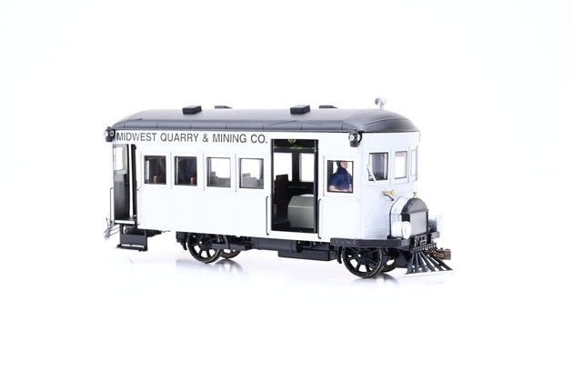 Spectrum ON30 28461 Railbus & Trailer Midwest Quarry & Mining w/DCC/DC