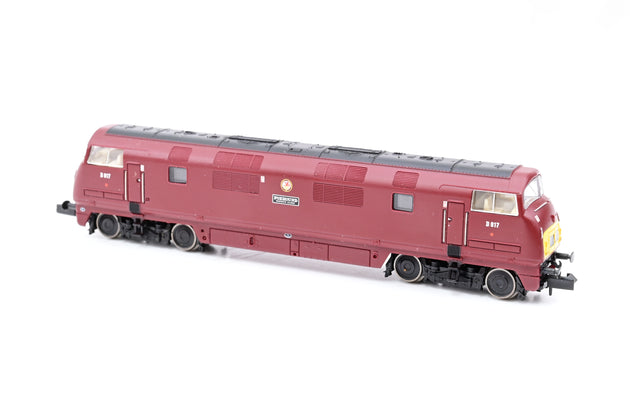 Graham Farish N Gauge 371-600 Class 42 Warship Diesel BR Maroon No.D817 'Foxhound' - Boxed