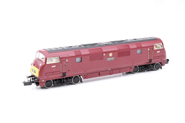 Graham Farish N Gauge 371-600 Class 42 Warship Diesel BR Maroon No.D817 'Foxhound' - Boxed
