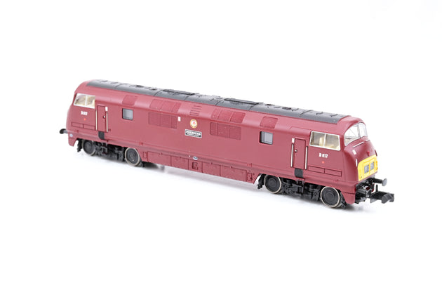 Graham Farish N Gauge 371-600 Class 42 Warship Diesel BR Maroon No.D817 'Foxhound' - Boxed