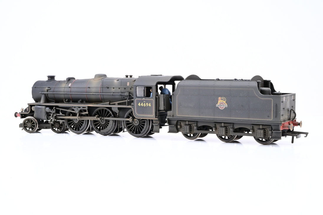 Hornby OO Gauge R3323 BR Black Late Crest Class 5 No.44694 - TMC Weath