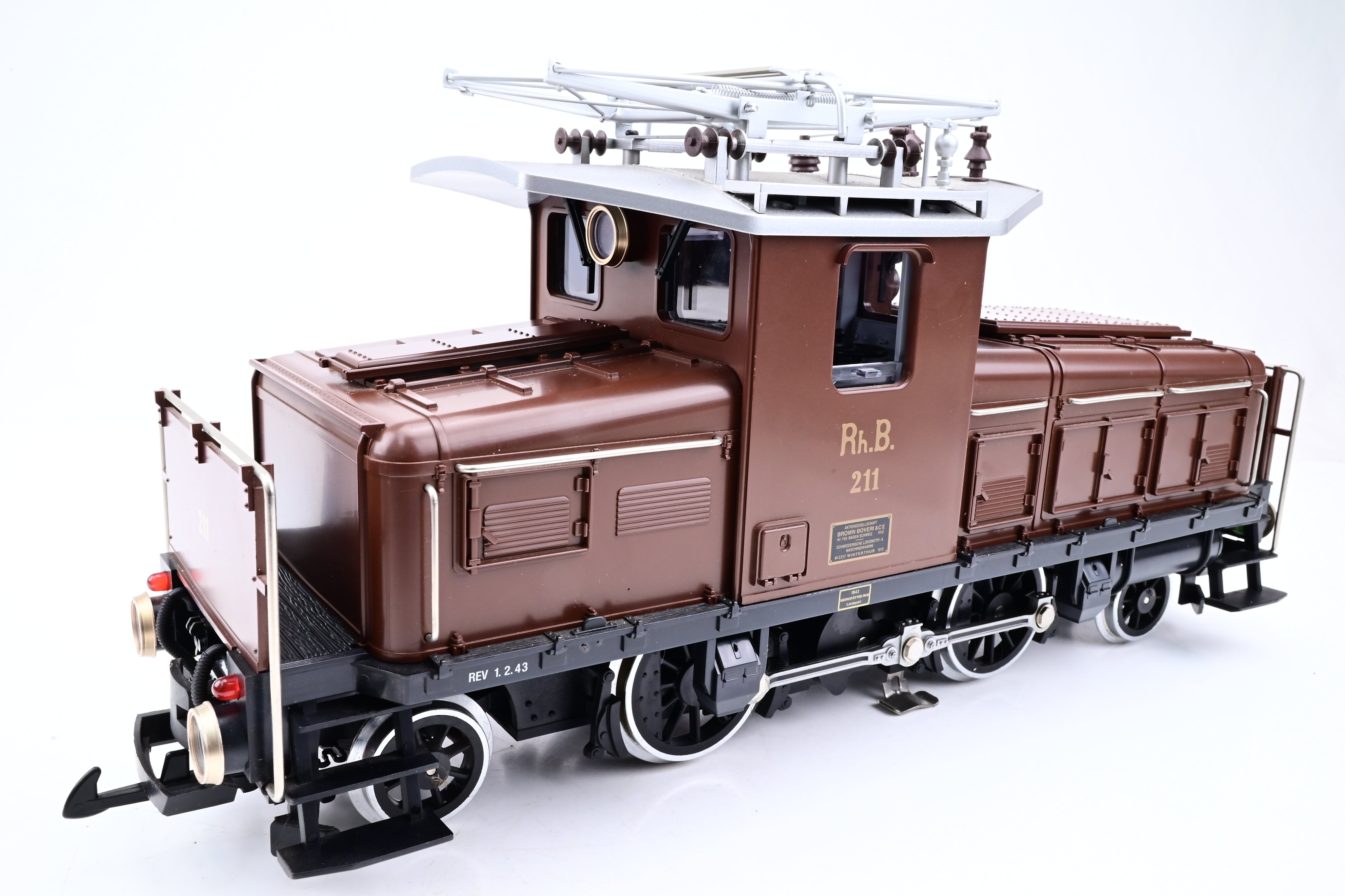 LGB G Gauge 24440 RhB GEA2/4 Electric Locomotive - DCC Sound