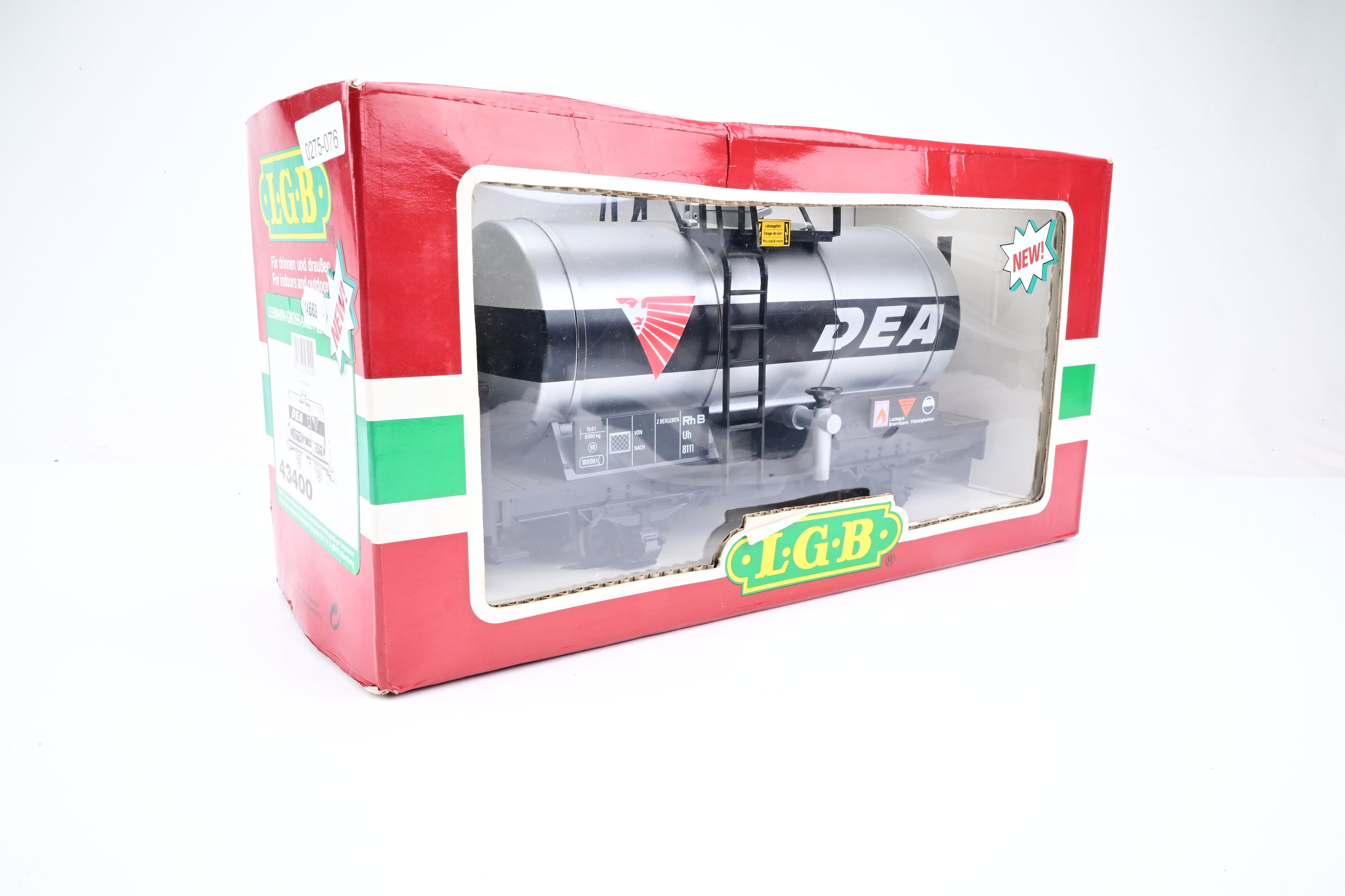 LGB G Gauge 43400 2-Axle Tank Car - DEA (RhB)