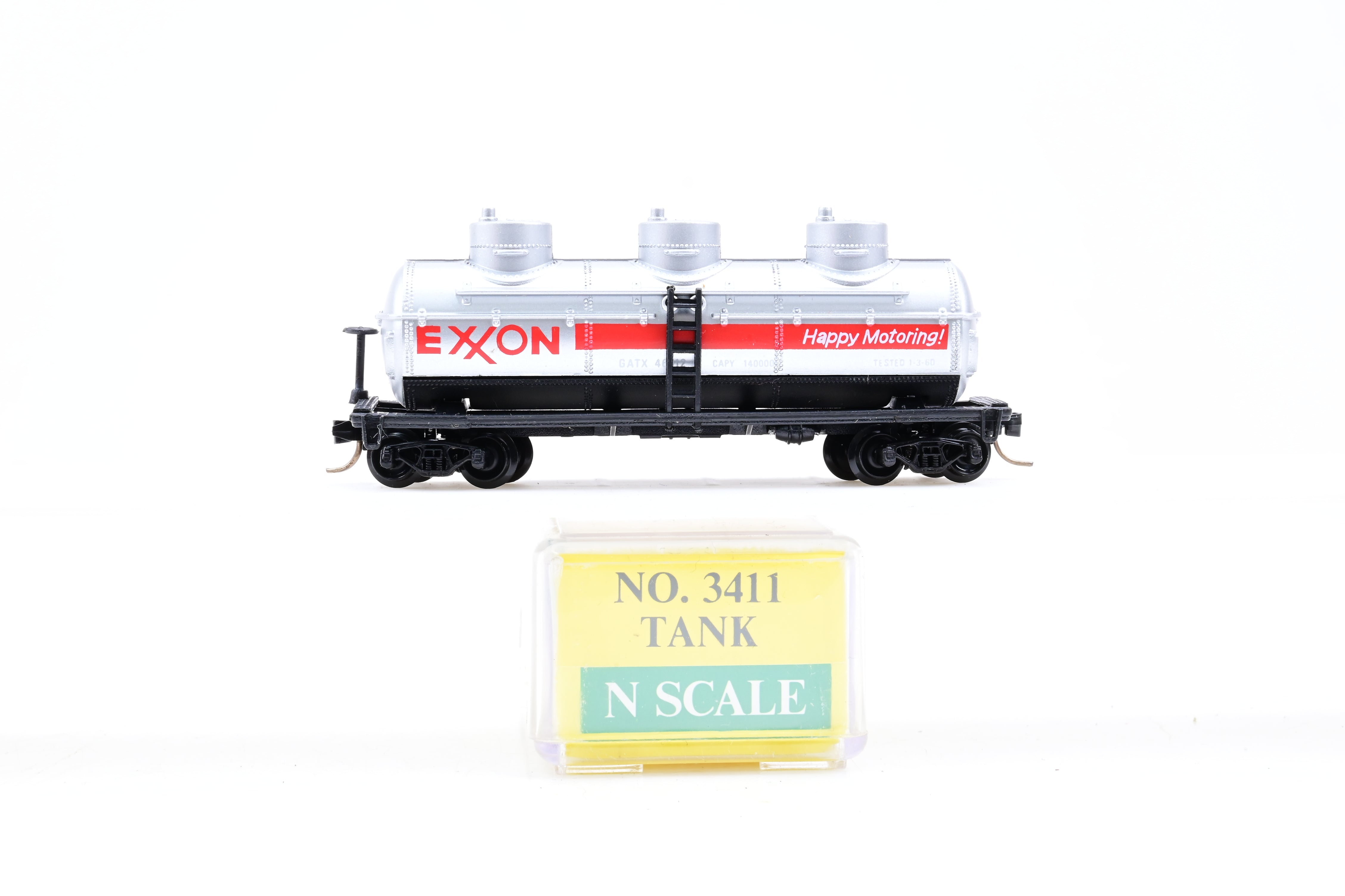 Model Power N Gauge 3411 Exxon Fuel Tanker No.46312 - Boxed