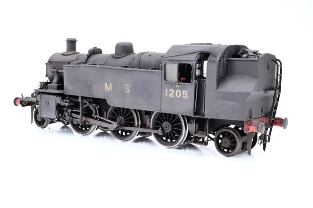Kit Built 7mm O Gauge LMS Black Ivatt 2MT No.1205 - DCC Fitted, Weathered