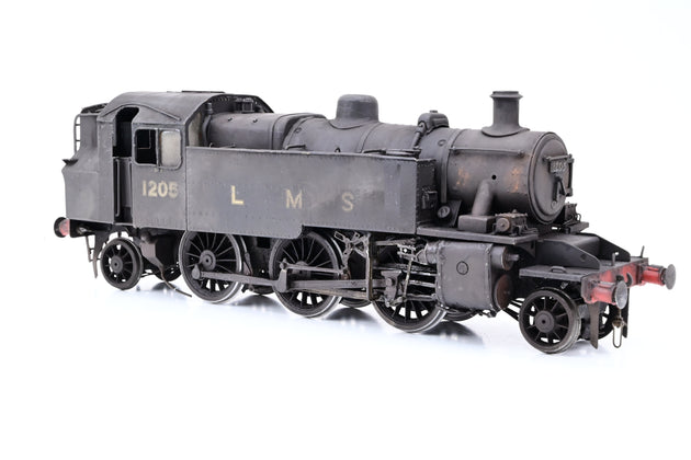 Kit Built 7mm O Gauge LMS Black Ivatt 2MT No.1205 - DCC Fitted, Weathered