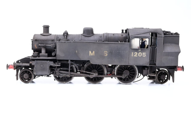 Kit Built 7mm O Gauge LMS Black Ivatt 2MT No.1205 - DCC Fitted, Weathered