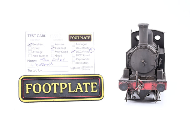 Kit Built 7mm O Gauge LMS Black Coal Tank No.7841 - Tom Foster Weathered - DCC Fitted