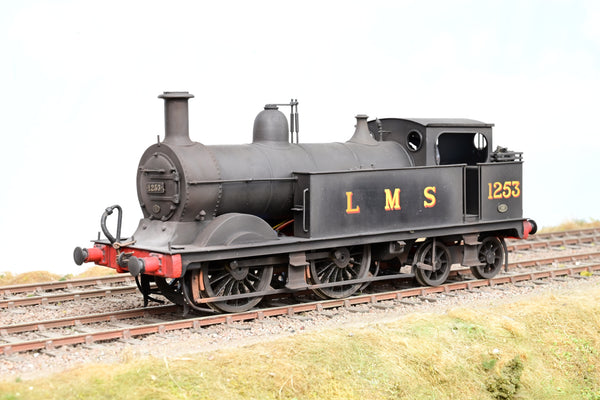 Kit Built 7mm O Gauge LMS Black Midland 1P No.1253 - DCC Fitted