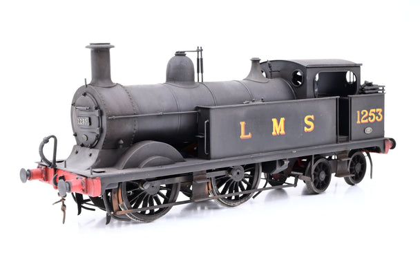 Kit Built 7mm O Gauge LMS Black Midland 1P No.1253 - DCC Fitted