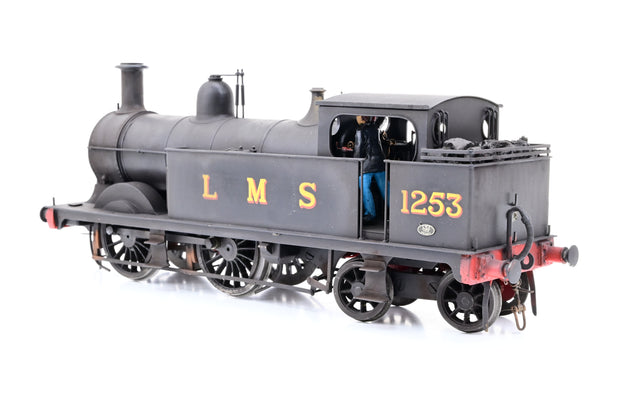 Kit Built 7mm O Gauge LMS Black Midland 1P No.1253 - DCC Fitted