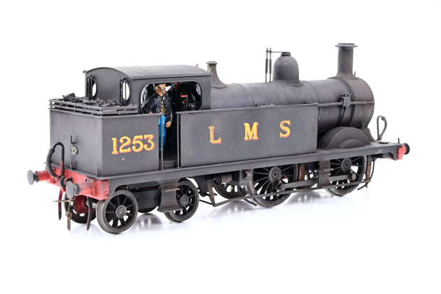 Kit Built 7mm O Gauge LMS Black Midland 1P No.1253 - DCC Fitted