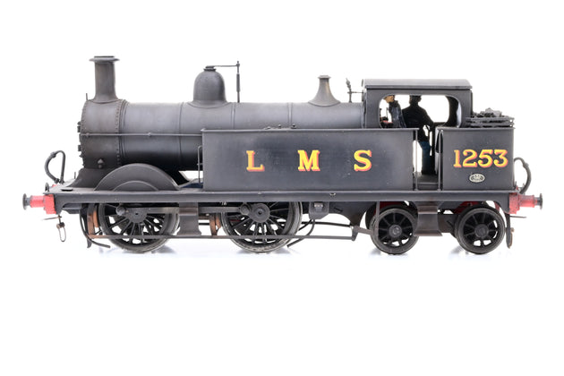 Kit Built 7mm O Gauge LMS Black Midland 1P No.1253 - DCC Fitted
