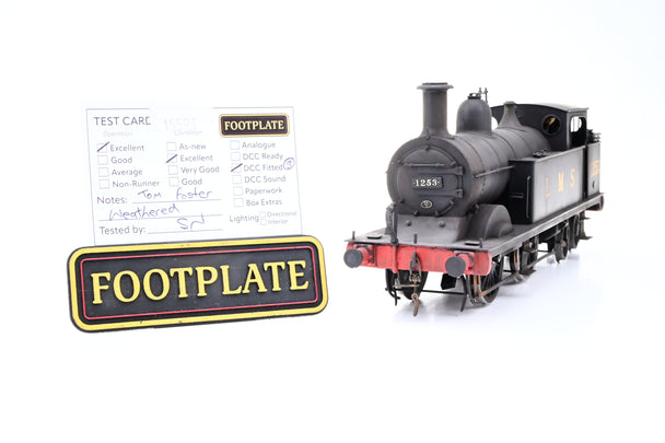 Kit Built 7mm O Gauge LMS Black Midland 1P No.1253 - DCC Fitted