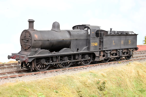 Kit Built 7mm O Gauge LMS Black Class 3F No.3248 - DCC Fitted