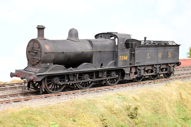 Kit Built 7mm O Gauge LMS Black Class 3F No.3248 - DCC Fitted