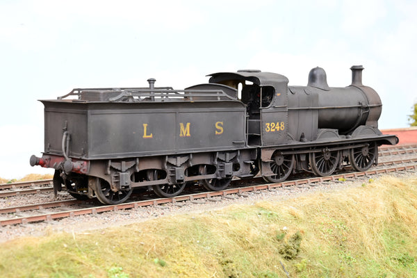 Kit Built 7mm O Gauge LMS Black Class 3F No.3248 - DCC Fitted