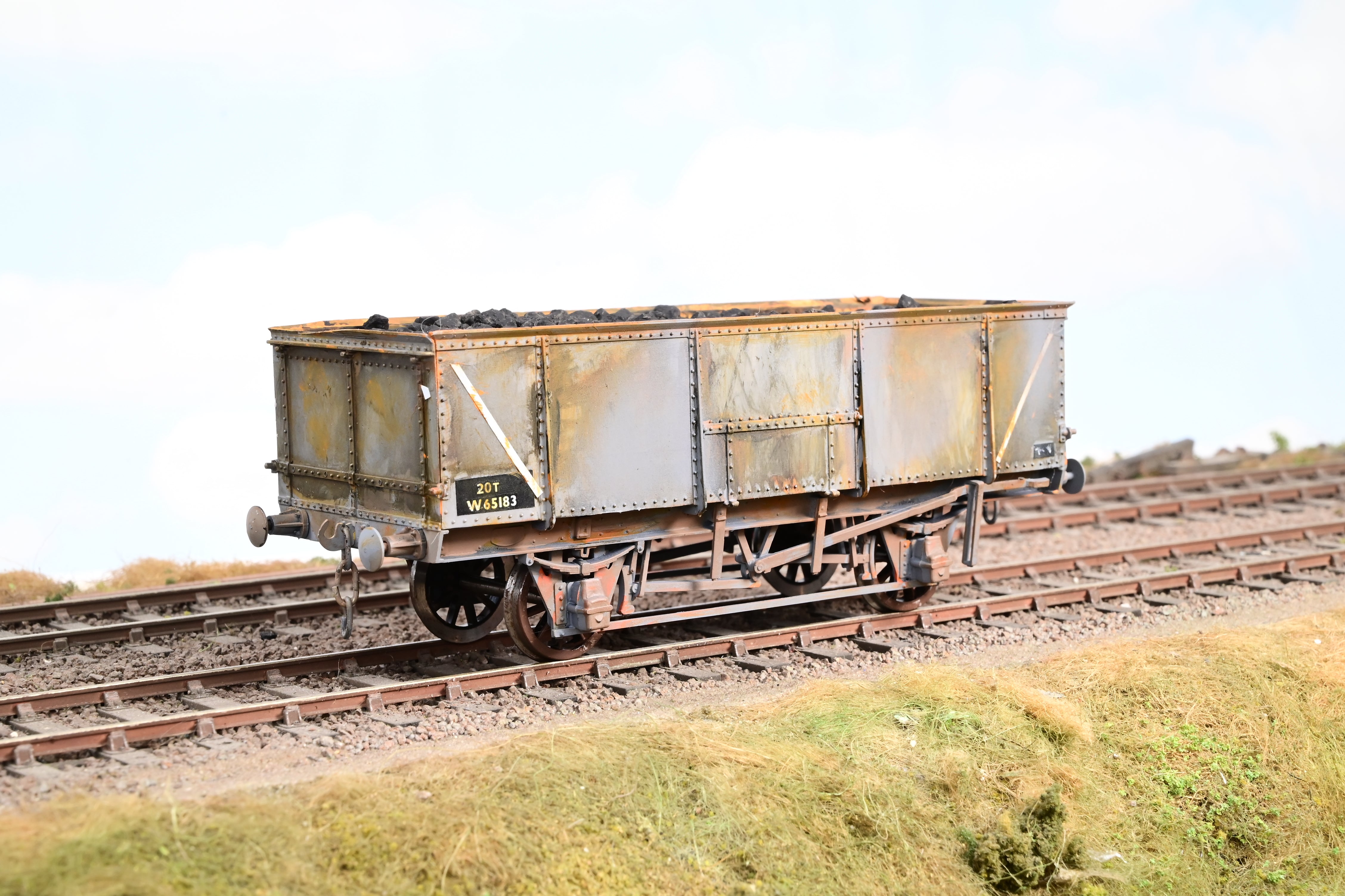Parkside 7mm O Gauge PS41 GWR/PO/BR 20T Felix Pole Coal Wagon N23 BR G