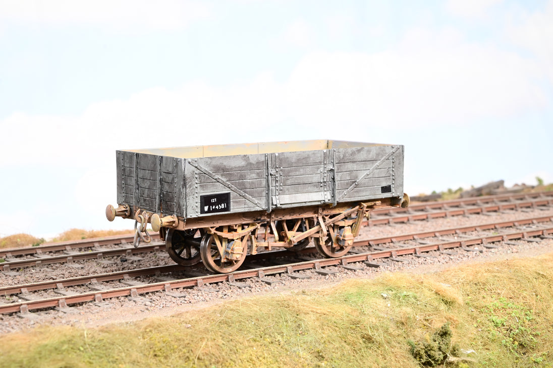 Parkside 7mm O Gauge PS23 GWR 13T Open Goods Wagon BR Grey No.W144581