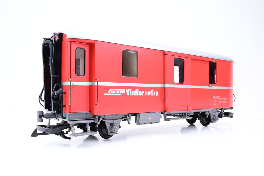 LGB G Gauge 41840 RHB 4 Wheel Baggage Car