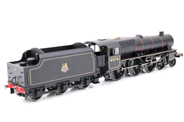 Hornby OO Gauge R3385TTS BR Black 5 Class 4-6-0 Early Crest No.45116 - Boxed