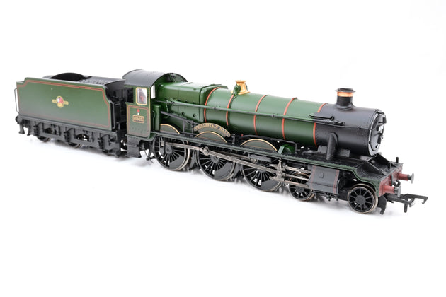 Bachmann OO Gauge 31-782 Modified Hall Class BR Lined Green Late Crest Thirlestaine Hall No.6965 - Boxed