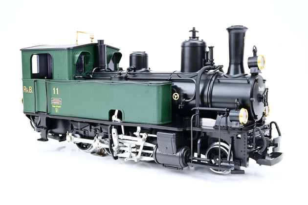 LGB G Gauge 20272 RhB Green Heidi Steam Locomotive No.11 - DCC Sound, Boxed