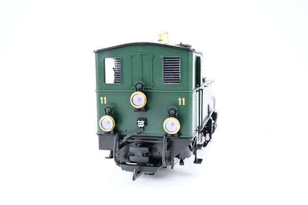 LGB G Gauge 20272 RhB Green Heidi Steam Locomotive No.11 - DCC Sound, Boxed