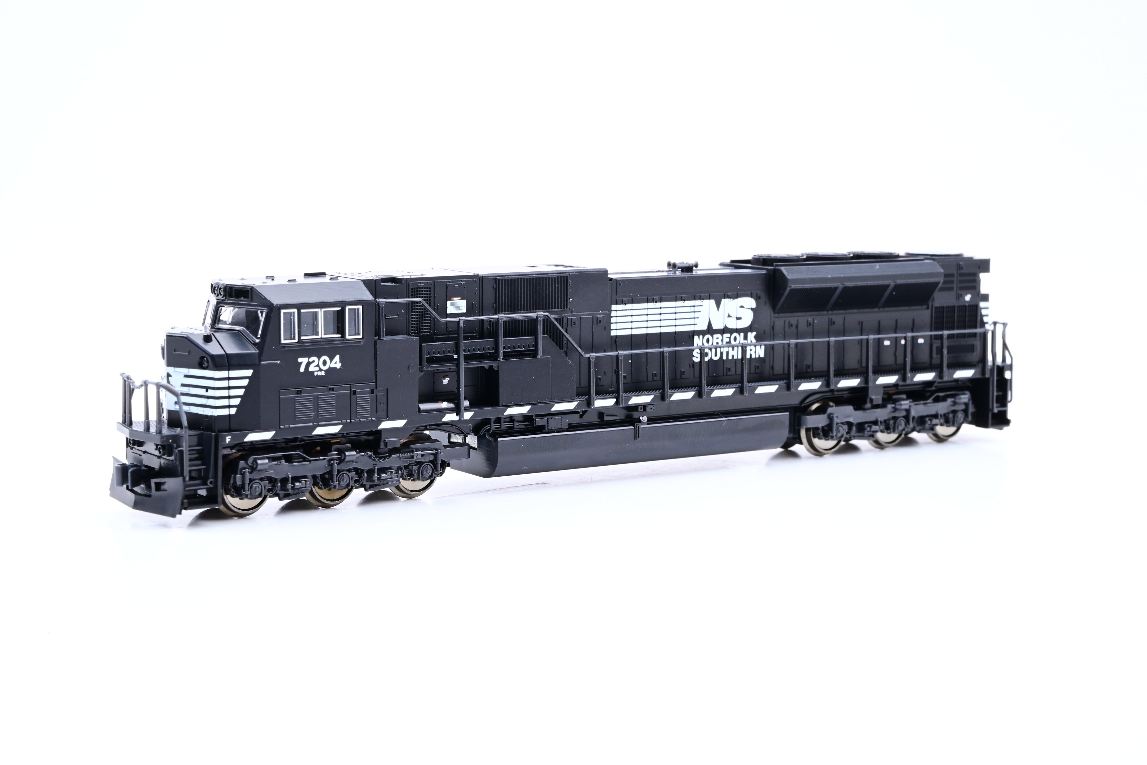 Kato N Gauge 176-5507 SD80 MAC Diesel Locomotive NS Black No.7204 - Bo