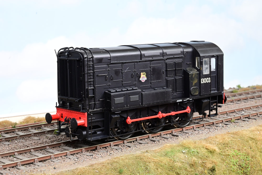 Dapol 7mm O Gauge 7D-008-007 BR Black Class 08 Diesel Shunter No.13003