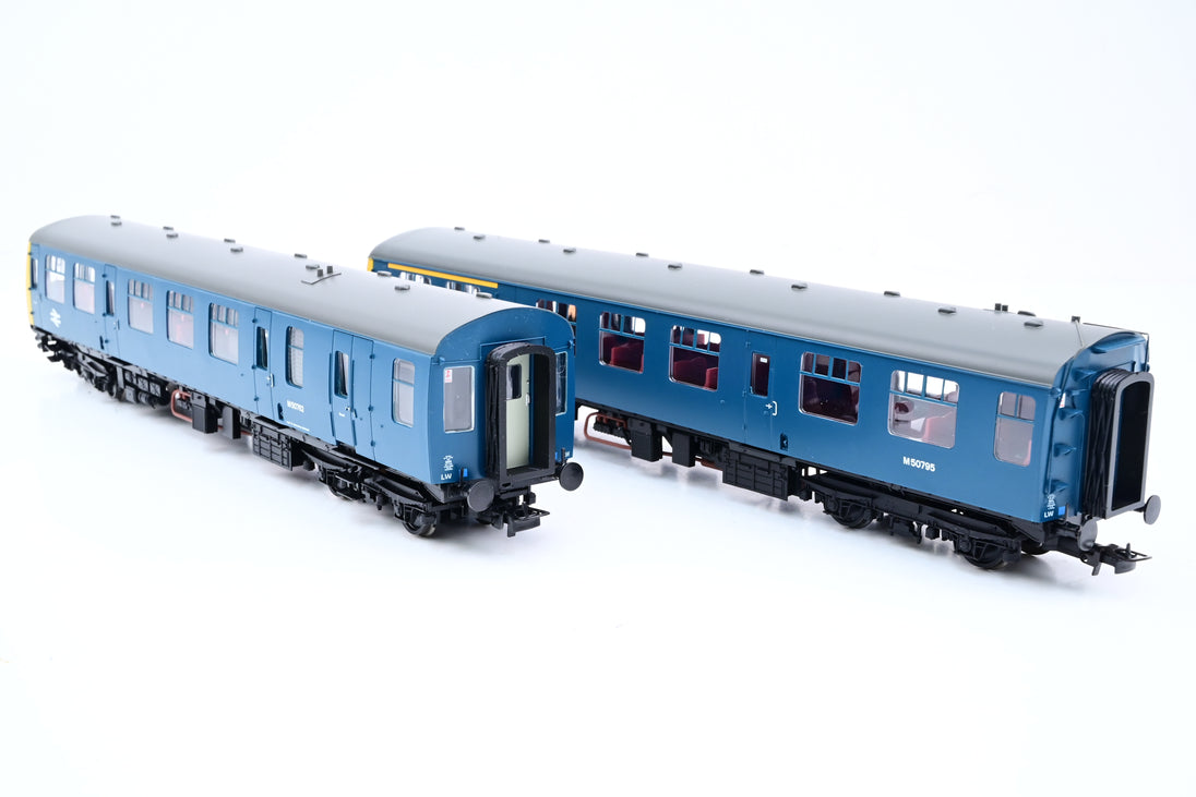 Bachmann OO Gauge 31-535 Class 105 Two Car DMU Power Twin BR Blue, No.