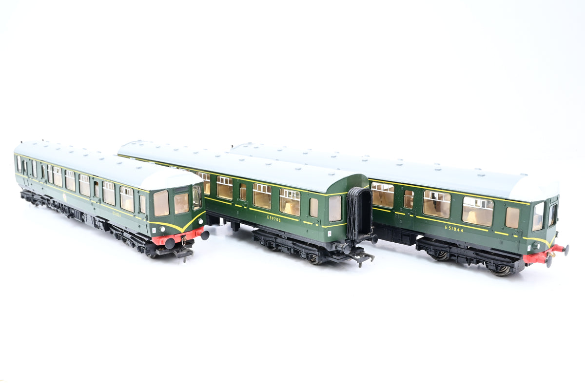 Hornby OO Gauge BR Green Class 110 3-Car DMU Dummy - Non-motorised, Un