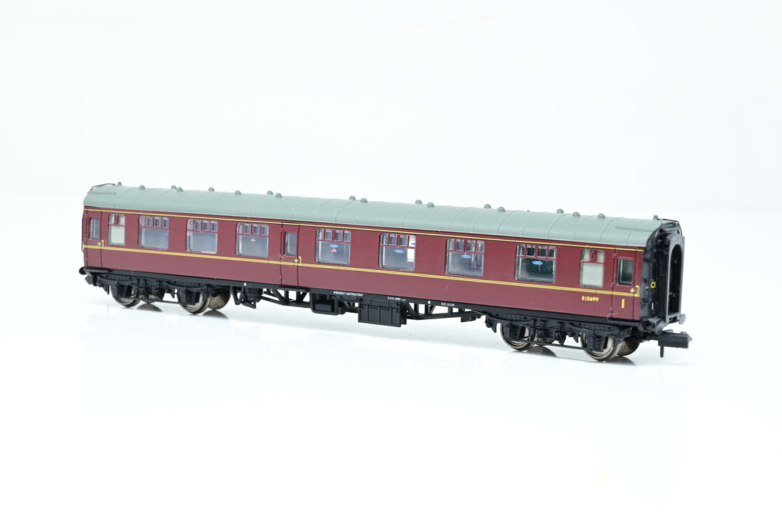 Graham Farish N Gauge 374-257B Mk1 CK Composite Corridor Coach BR Maro