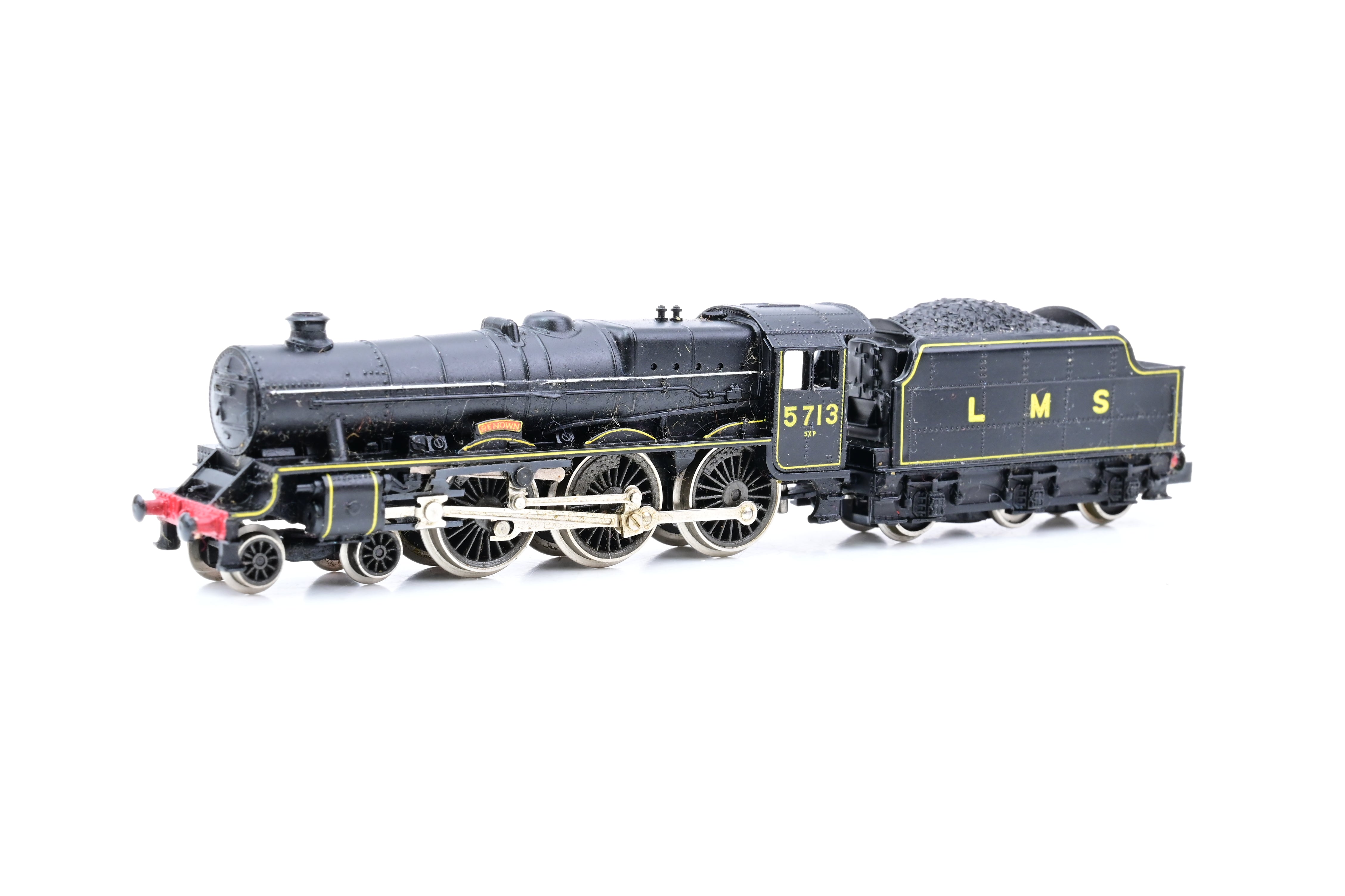 Peco N Gauge NL-21 LMS Black 4-6-0 Jubilee Class 5XP No.5713 'Renown'