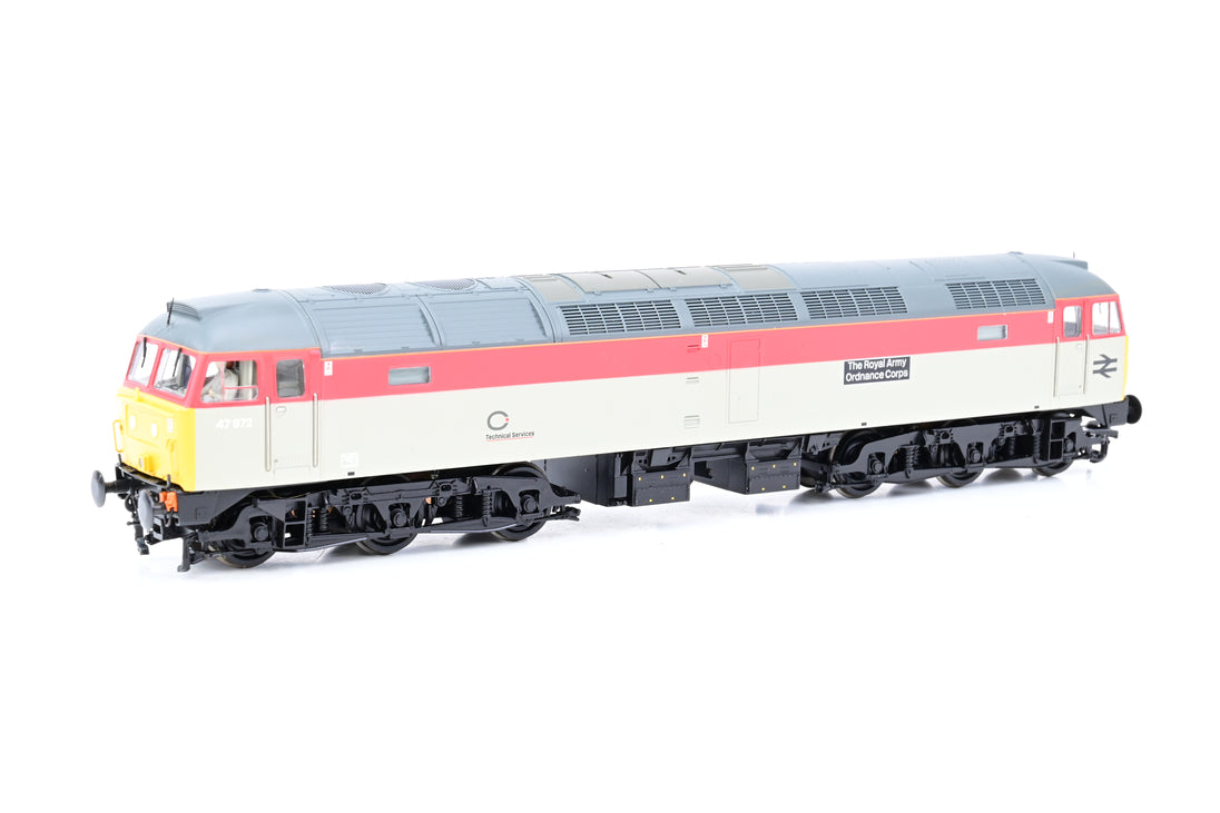 47972 Bachmann OO Gauge 31-650W BR Technical Services Red & Grey Class 47 No