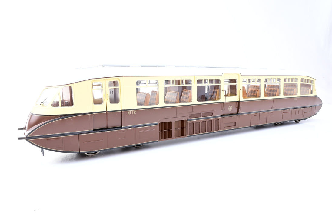 Dapol O Gauge 7DF-011-001 GWR Monogram Streamlined Railcar No.12