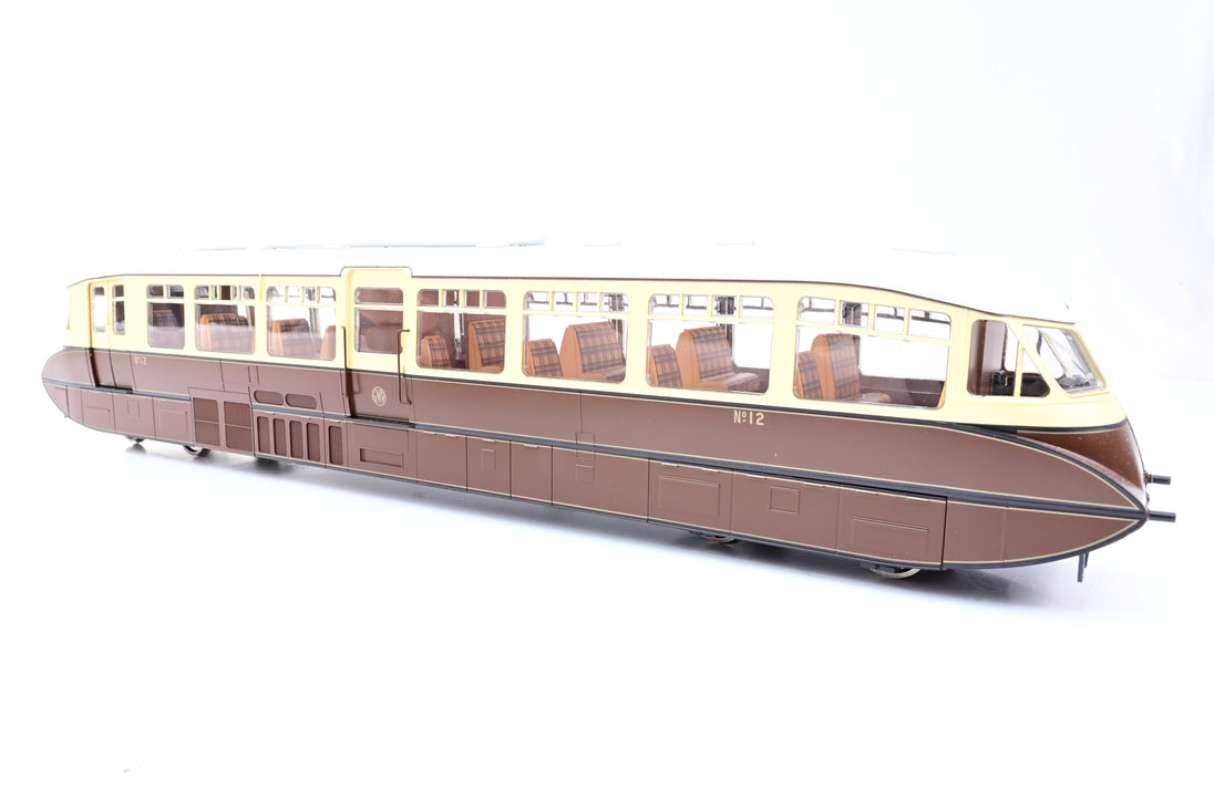 Dapol O Gauge 7DF-011-001 GWR Monogram Streamlined Railcar No.12