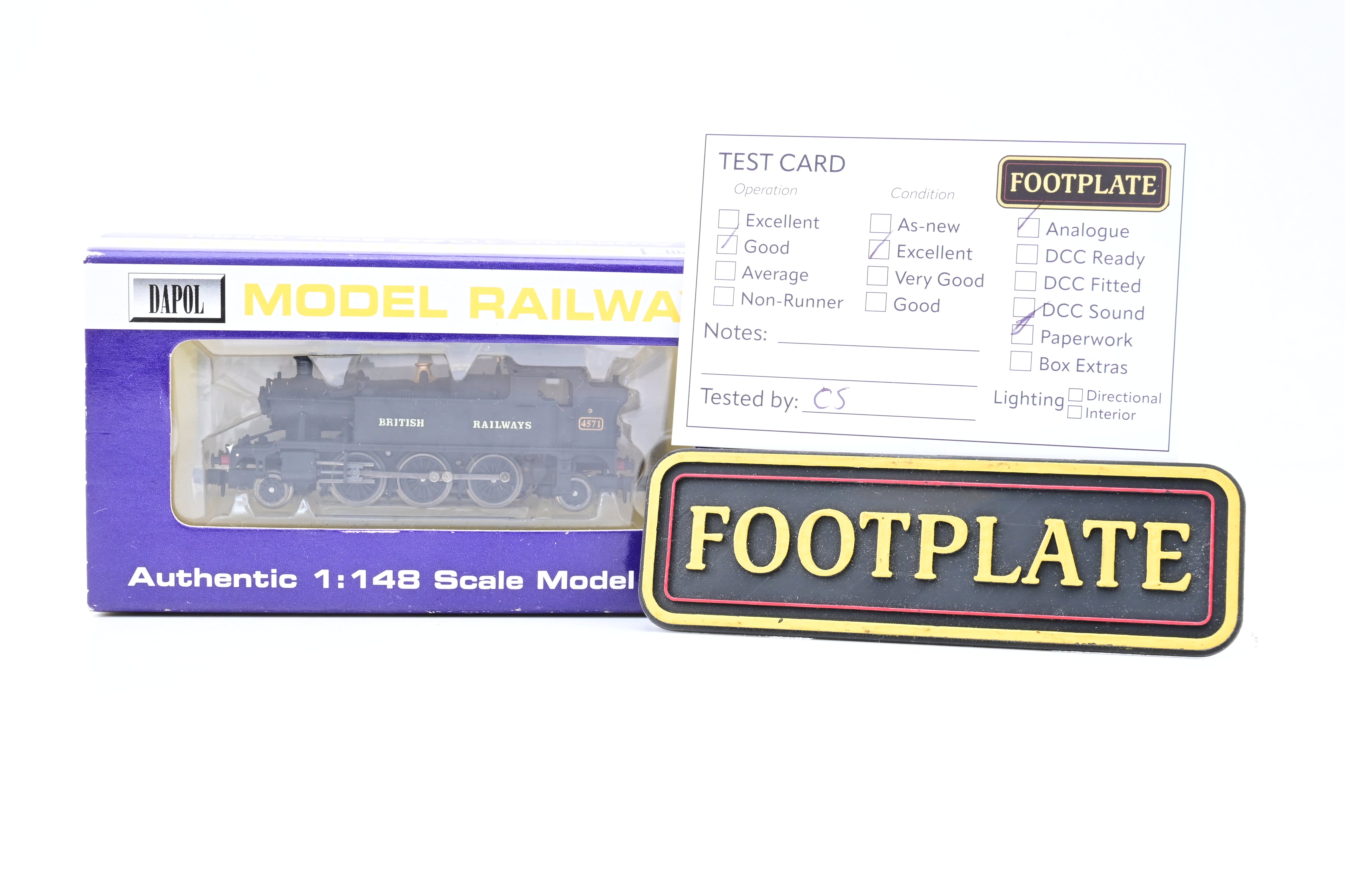 Dapol N Gauge ND-024 British Railways Black Class 45xx Prairie Straigh