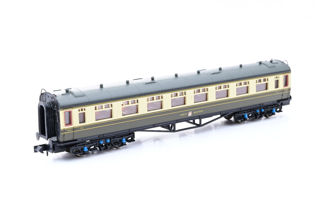 Collett Coach Dapol N Gauge NC-015B GWR Collett Coach, Hawksworth Livery No.7021 - B