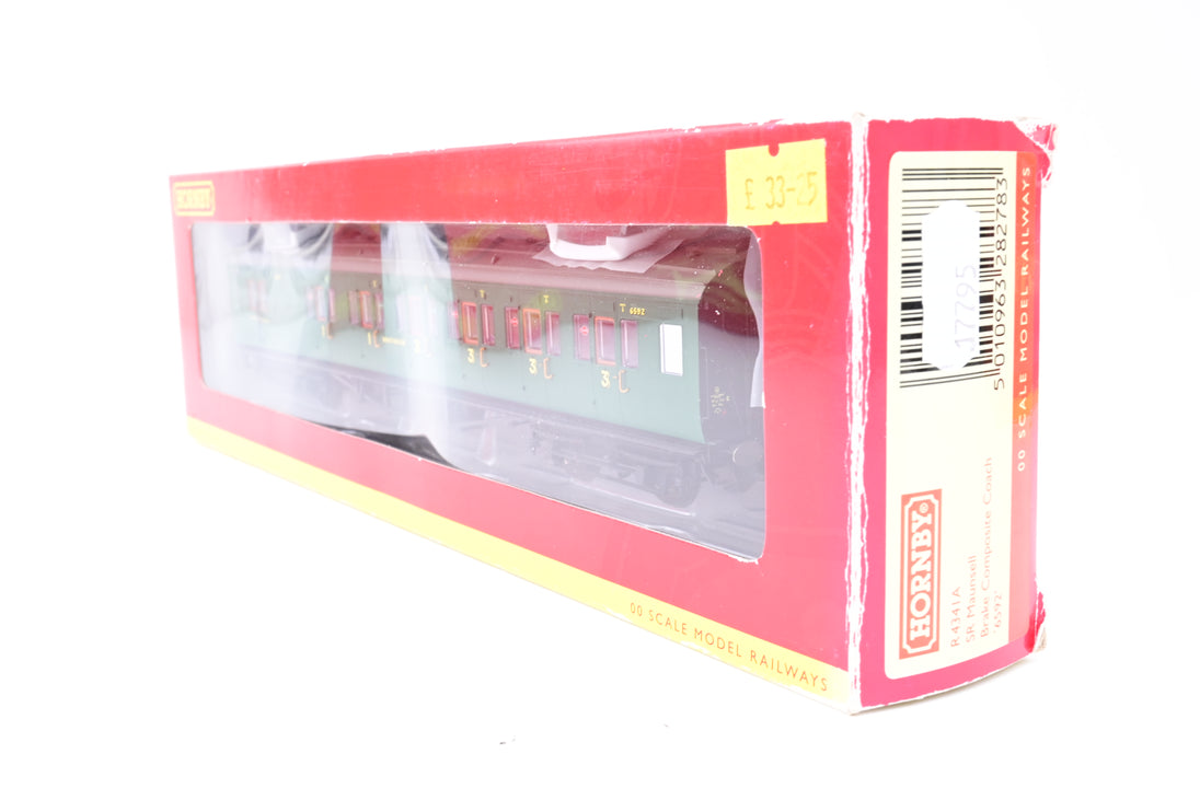 Hornby OO Gauge R4341A SR Maunsell Brake Composite Coach No.6592 - Box